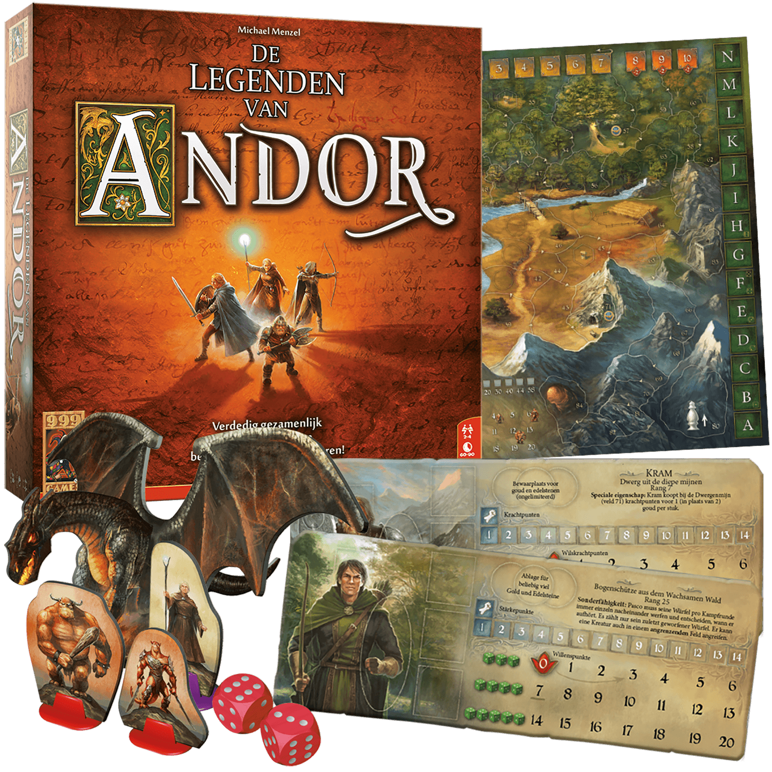 De Legenden van Andor Basisspel - Bordspel