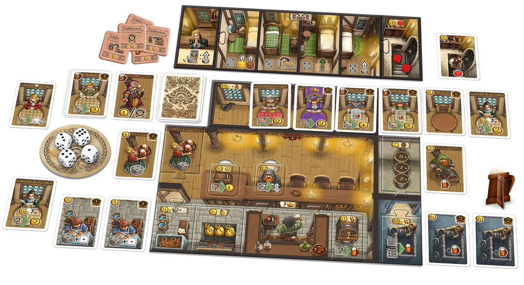 De Taveernen van de Oude Stad Uitbreiding: Kamer te Huur! - Bordspel (NL)