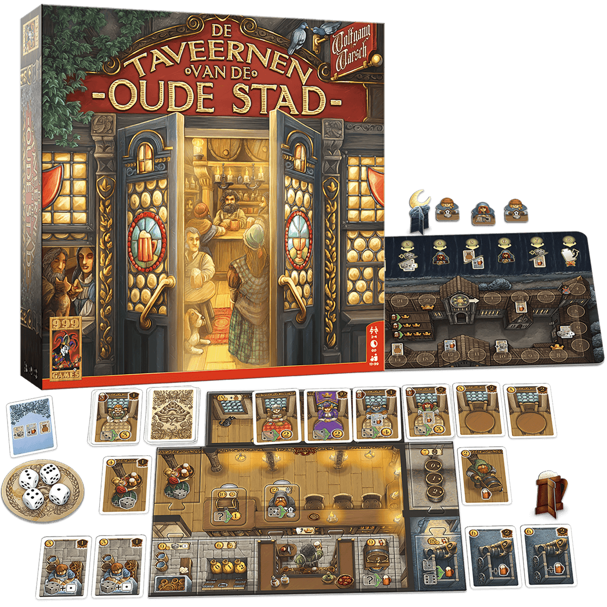 De Taveernen van de Oude Stad - Bordspel (NL)