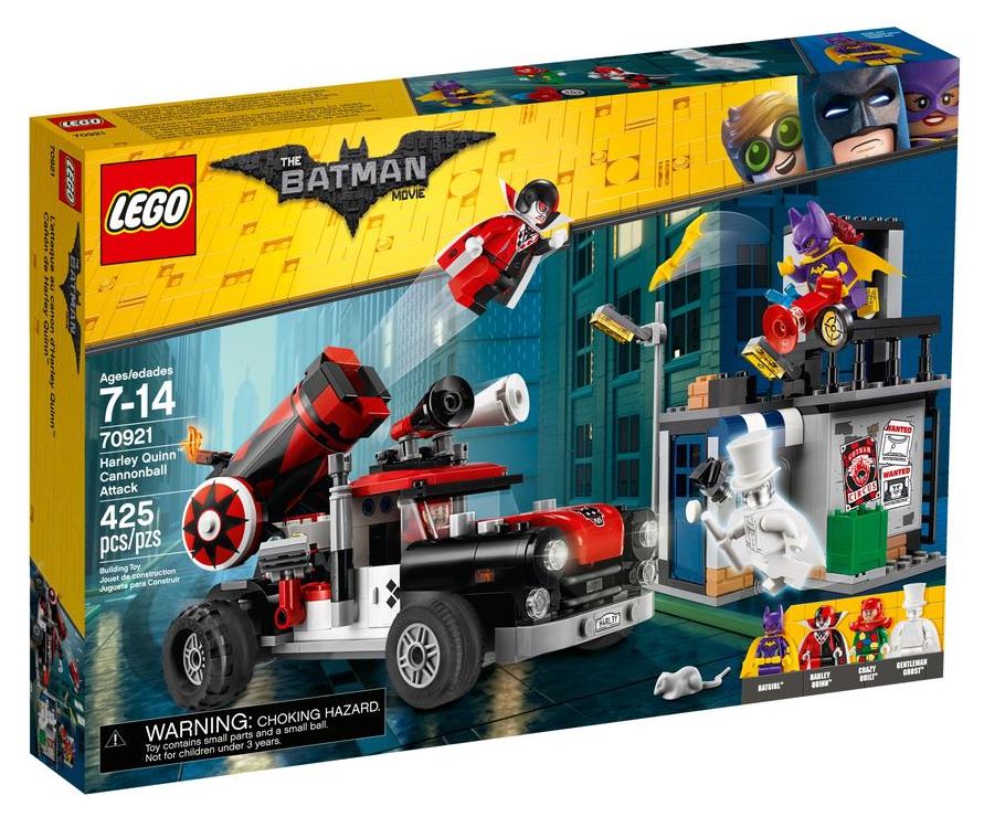 LEGO Batman Harley Quinn Kanonskogelaanval - 70921