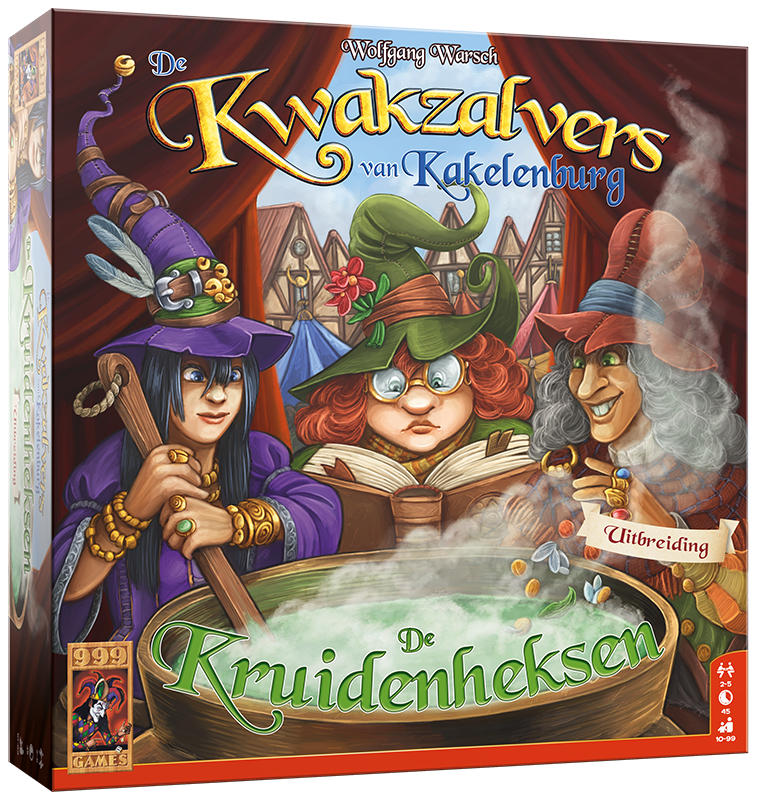 De Kwakzalvers van Kakelenburg: De Kruidenheksen Uitbreiding - Bordspel (NL)