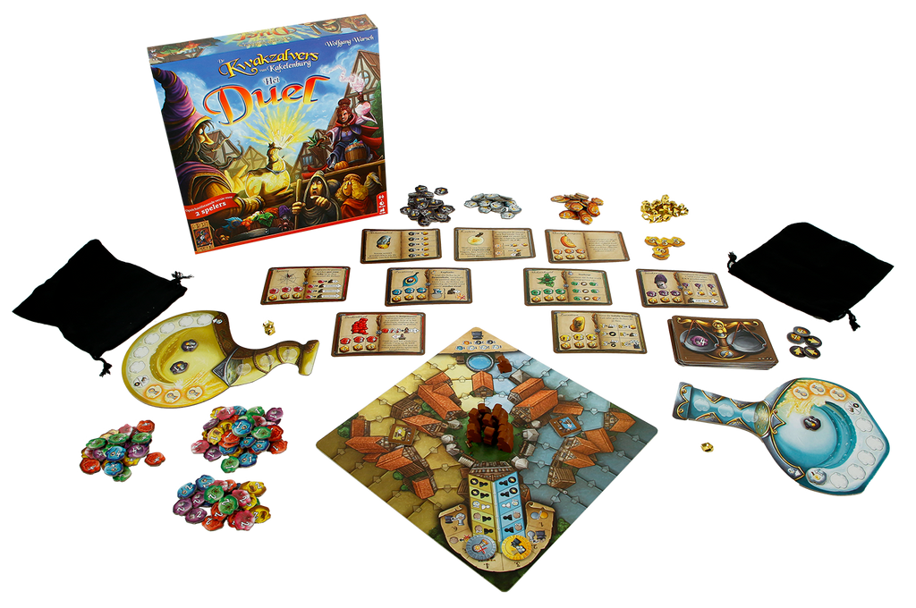De Kwakzalvers van Kakelenburg: Het Duel - Bordspel (NL)
