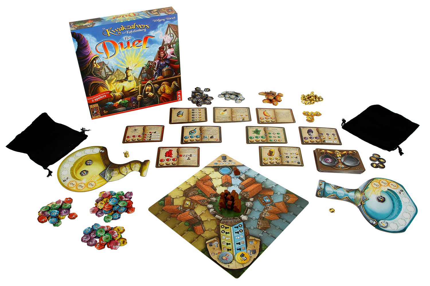 De Kwakzalvers van Kakelenburg: Het Duel - Bordspel (NL)