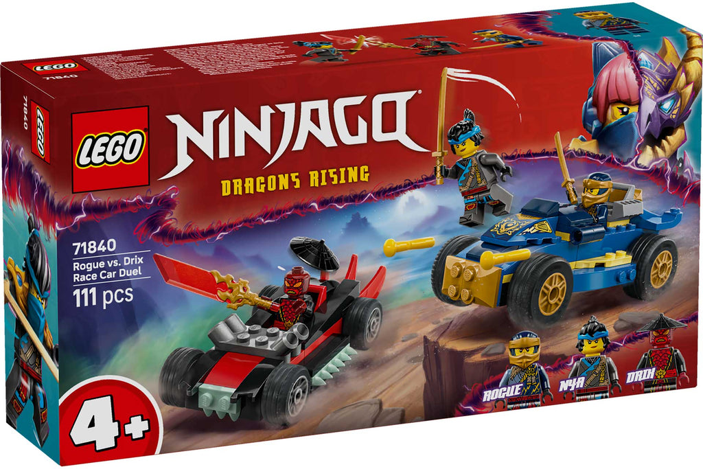 LEGO Ninjago Rogue vs. Drix racewagenduel - 71840