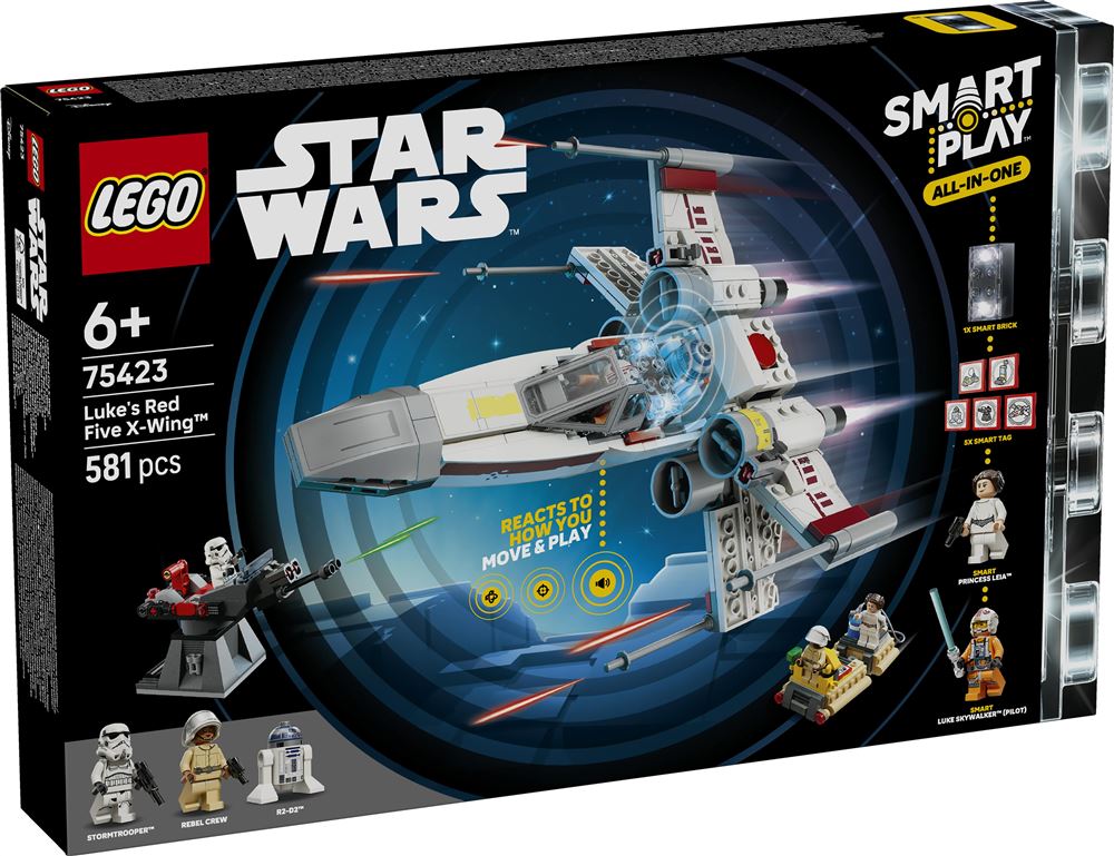 LEGO Star Wars SMART Play: Luke's Red Five X-Wing - 75423