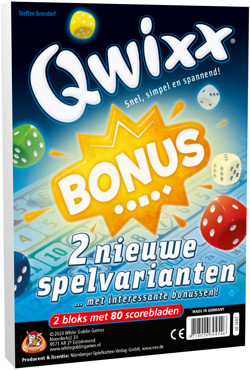 Qwixx Bonus - Dobbelspel
