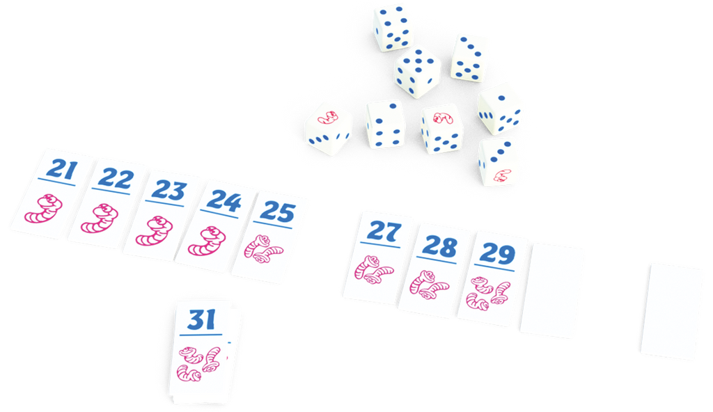 Regenwormen - Dobbelspel