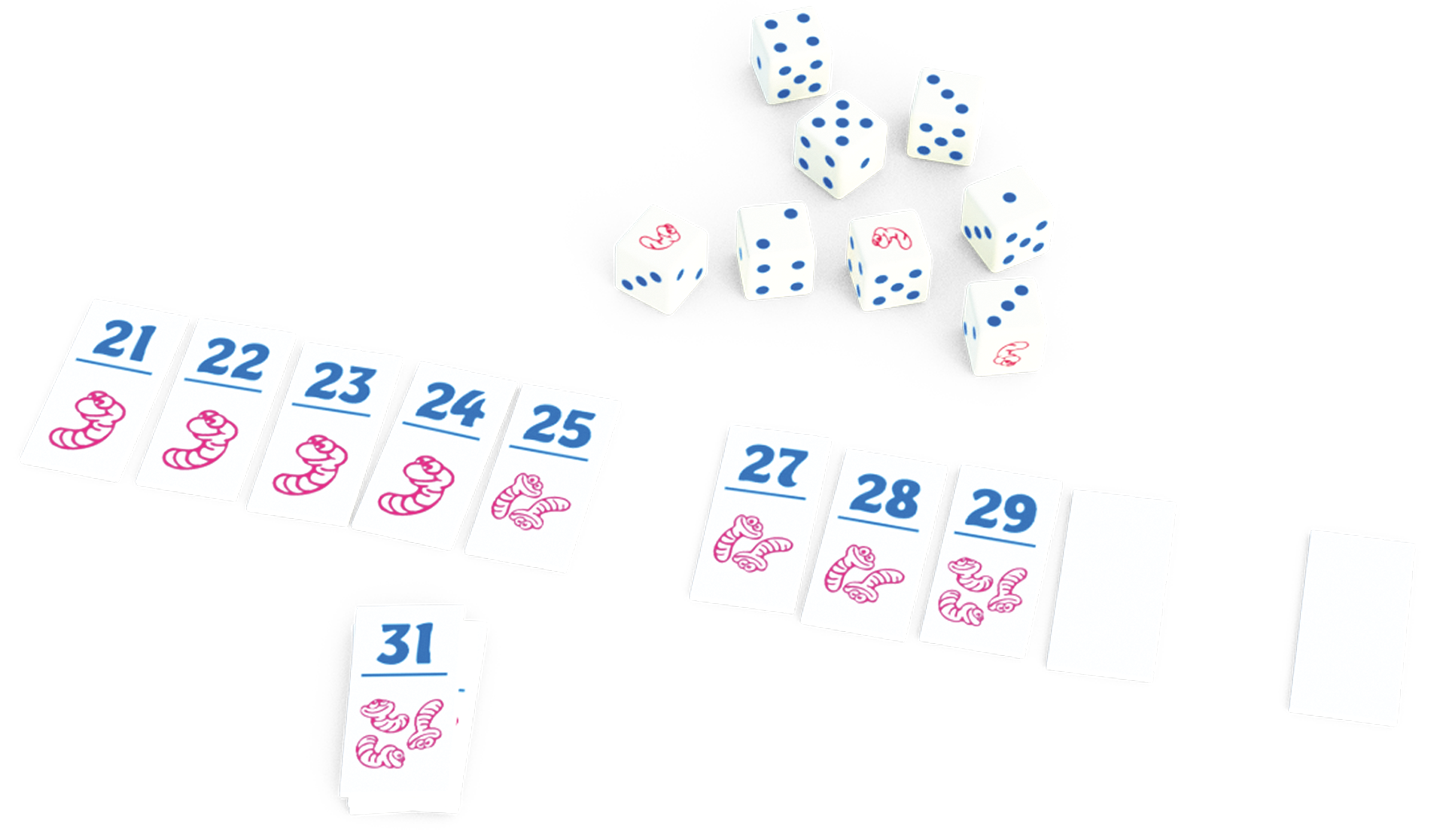 Regenwormen - Dobbelspel