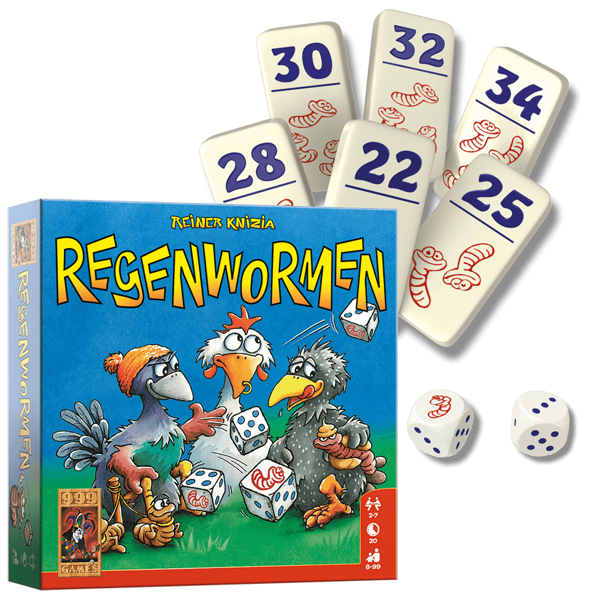 Regenwormen - Dobbelspel