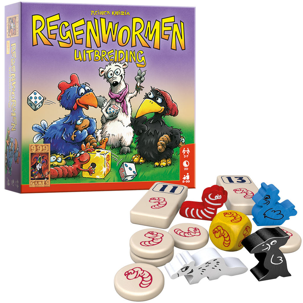 Regenwormen Uitbreiding - Dobbelspel