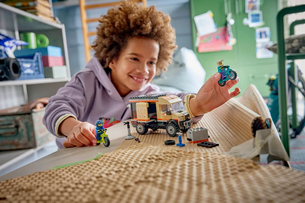 LEGO City Mountainbike avonturenbus - 60512