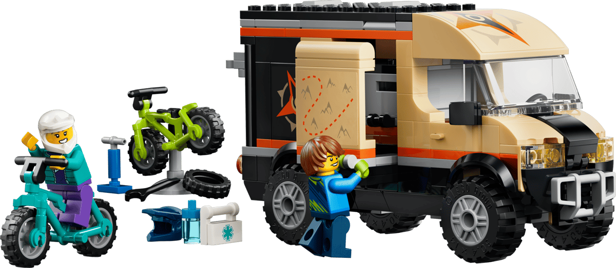 LEGO City Mountainbike avonturenbus - 60512
