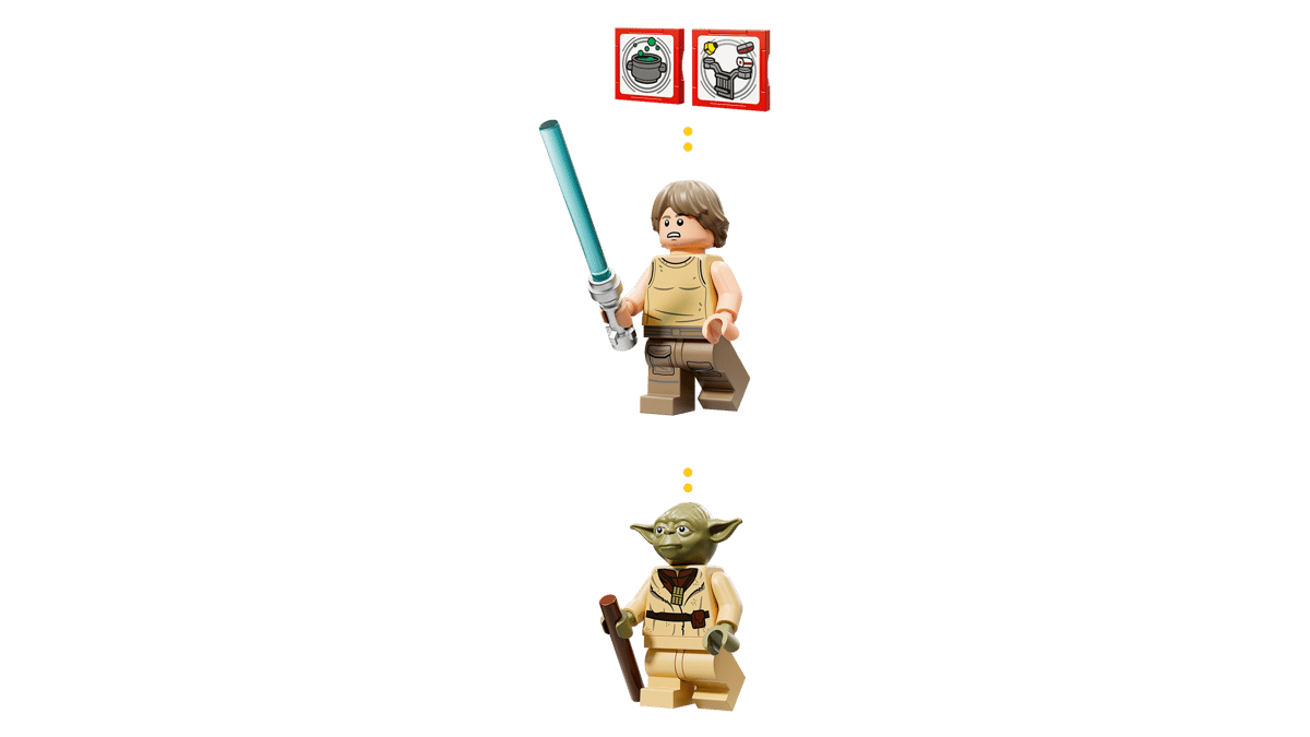 LEGO Star Wars SMART Play: Yoda's Hut en Jedi Training - 75422