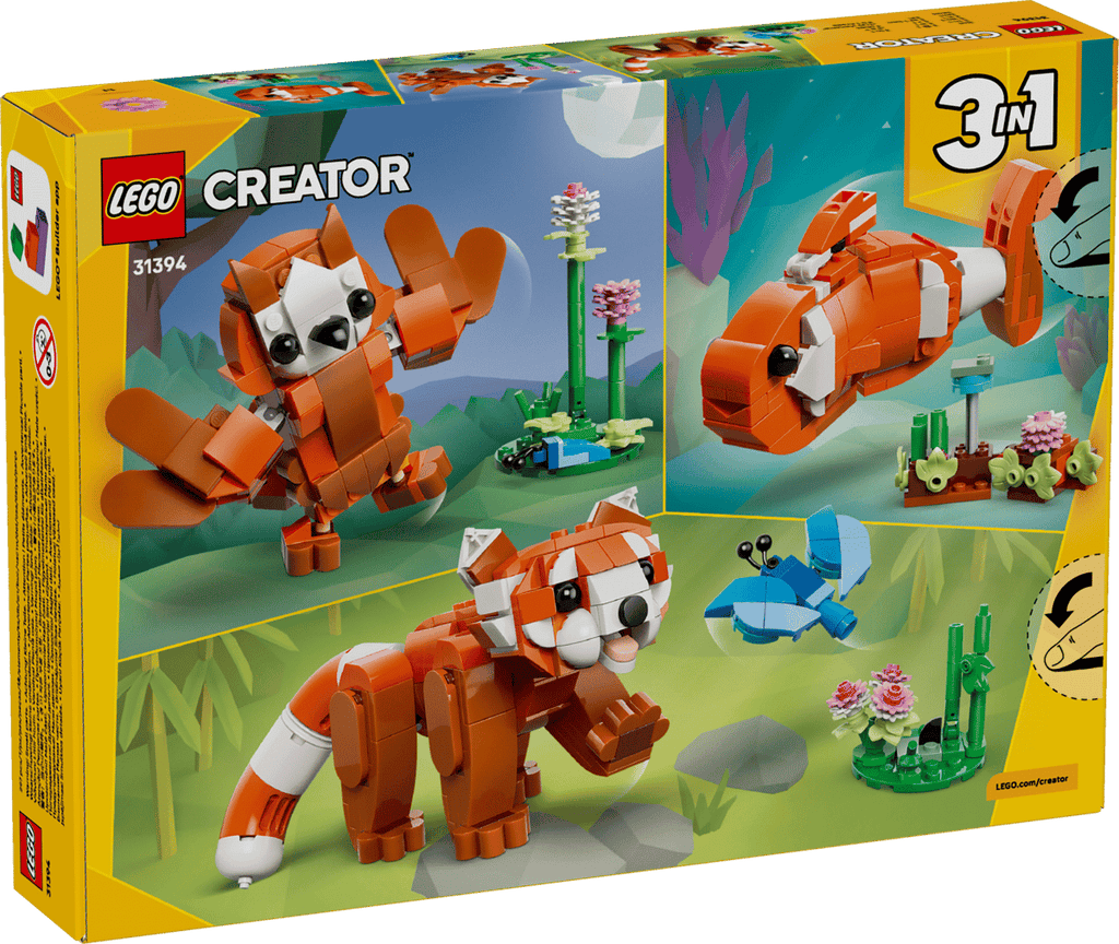 LEGO Creator 3-in-1 Schattige dieren: rode panda - 31394