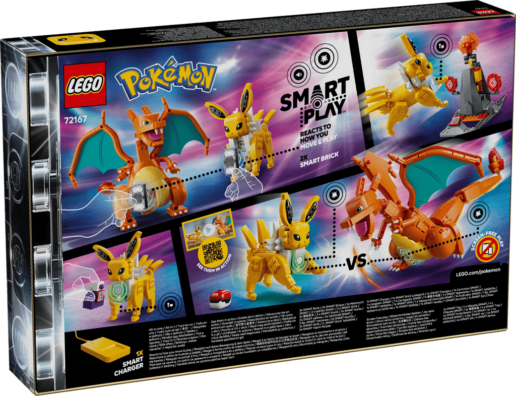 LEGO Pokémon SMART Play: Charizard vs. Jolteon ultieme strijd - 72167