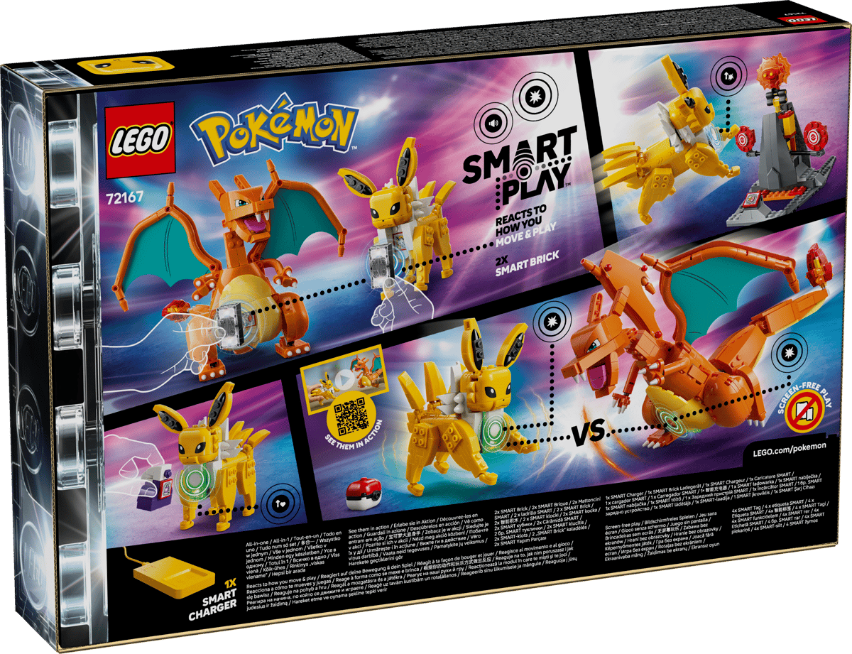 LEGO Pokémon SMART Play: Charizard vs. Jolteon ultieme strijd - 72167