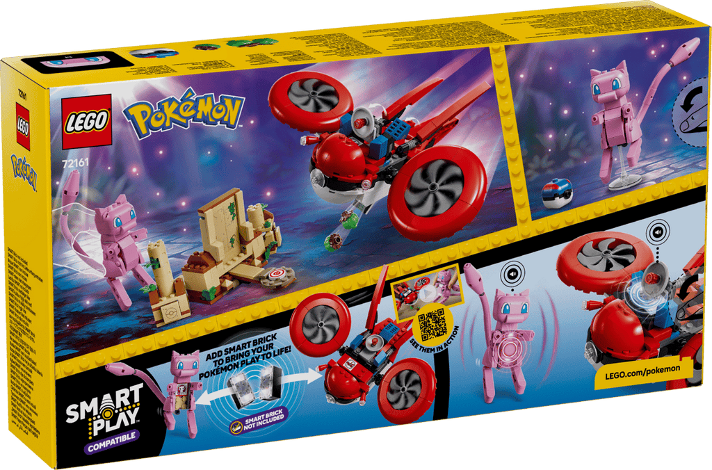 LEGO Pokémon SMART Play: Dronezoektocht naar Mythische Mew - 72161