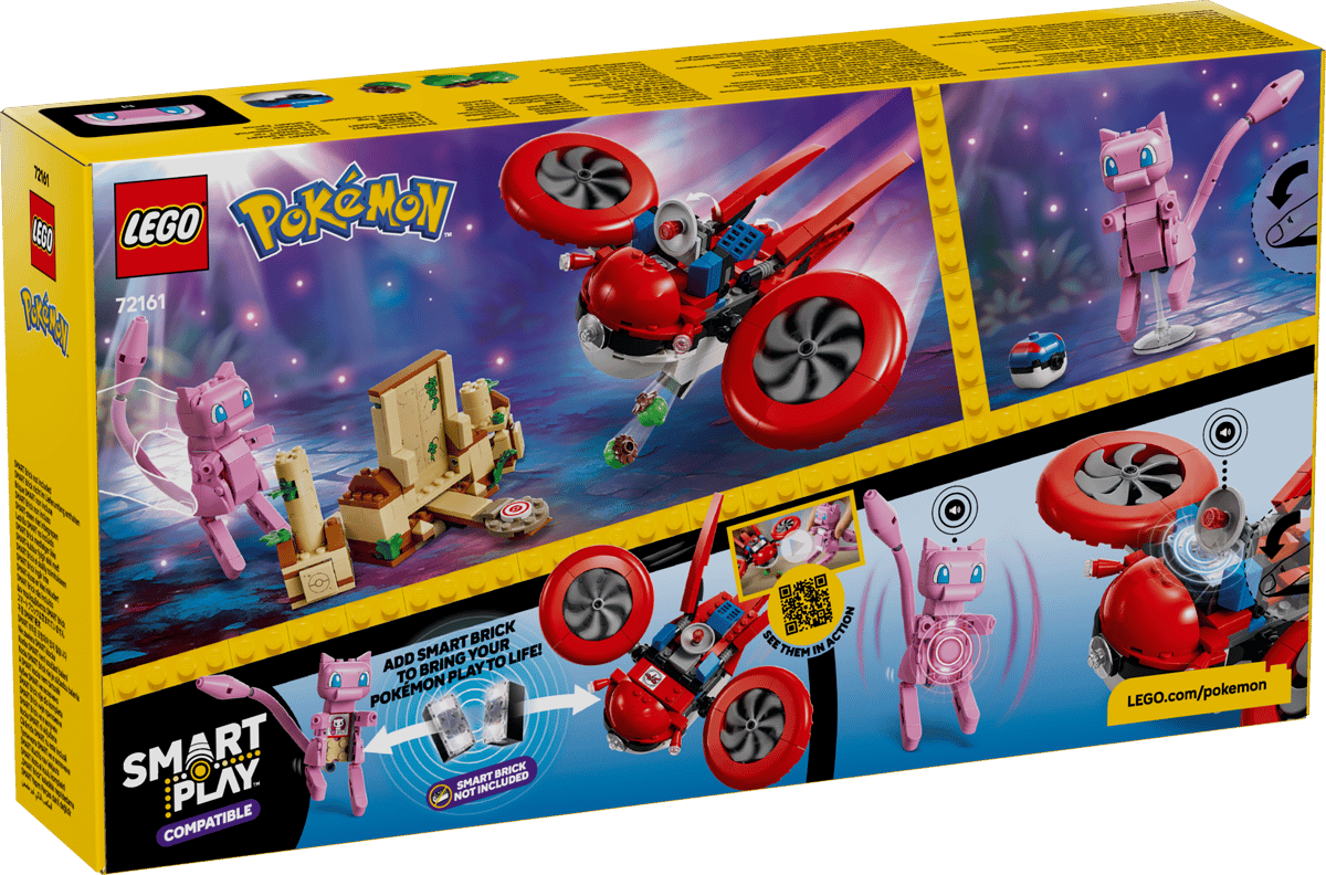 LEGO Pokémon SMART Play: Dronezoektocht naar Mythische Mew - 72161