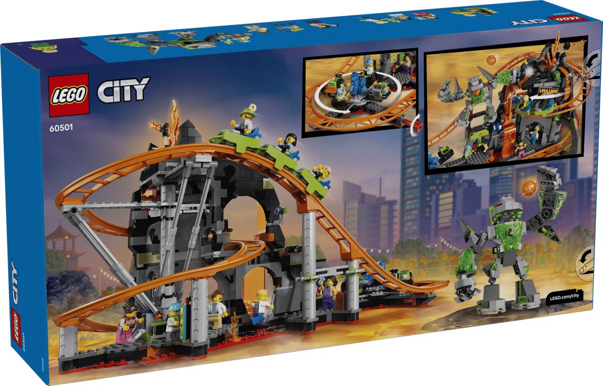 LEGO City Lava Land Achtbaanpark - 60501