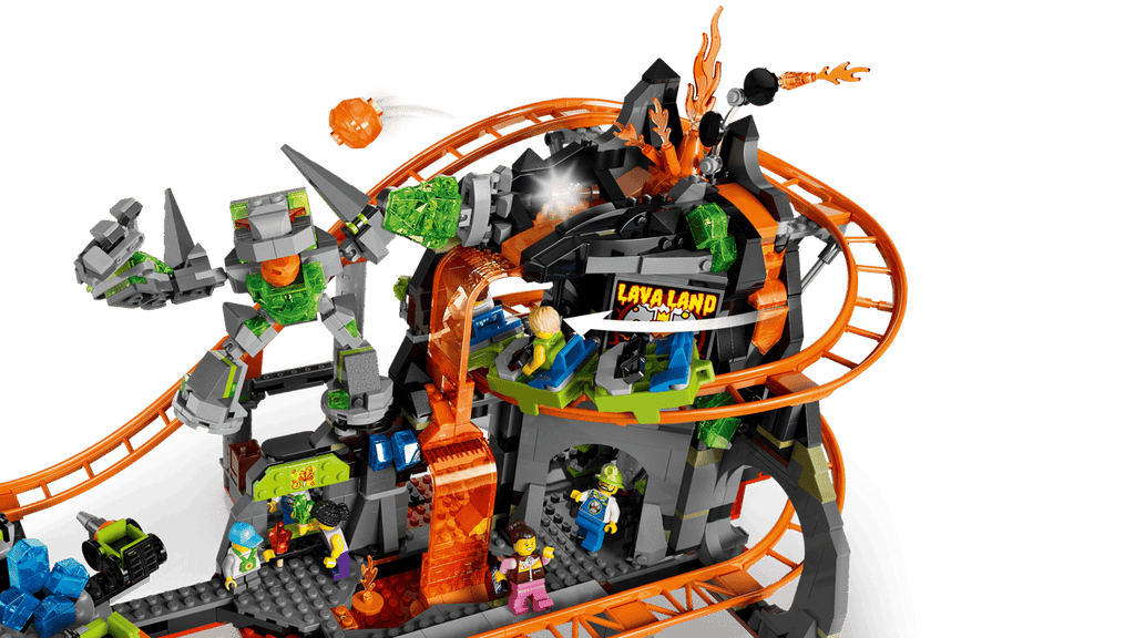 LEGO City Lava Land Achtbaanpark - 60501