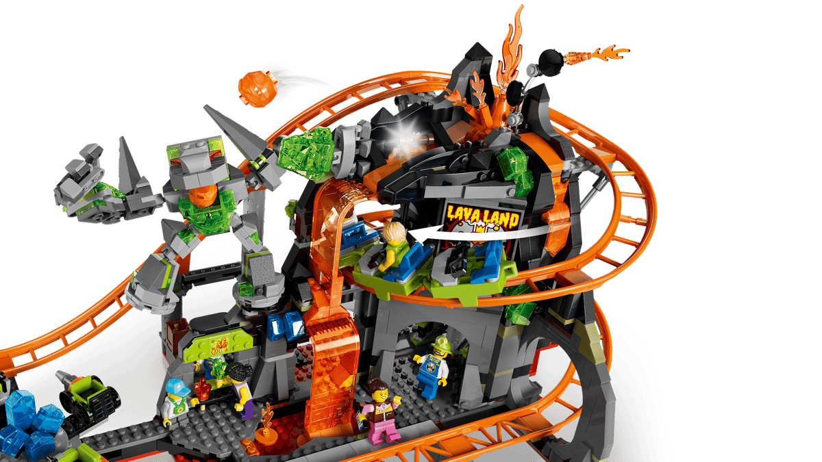 LEGO City Lava Land Achtbaanpark - 60501