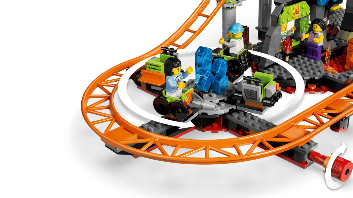LEGO City Lava Land Achtbaanpark - 60501
