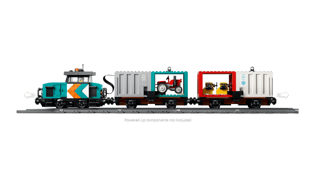 LEGO City Containertrein met Kraan en Vrachtwagen - 60509