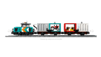 LEGO City Containertrein met Kraan en Vrachtwagen - 60509