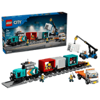 LEGO City Containertrein met Kraan en Vrachtwagen - 60509