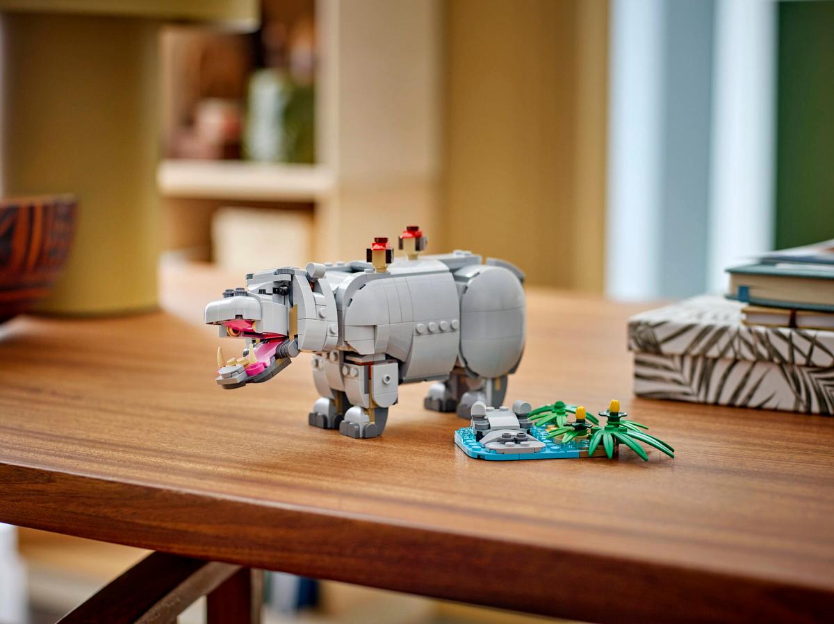 LEGO Creator 3-in-1 Wilde dieren: machtige neushoorn met vogels - 31171