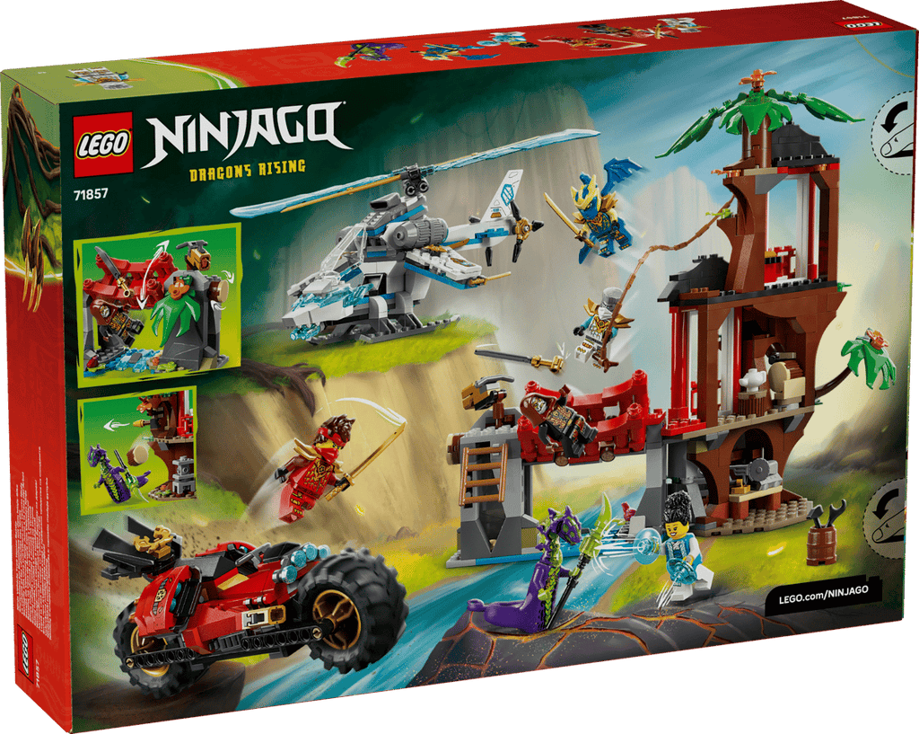 LEGO Ninjago Ninjavoertuigen bij de boomhut - 71857
