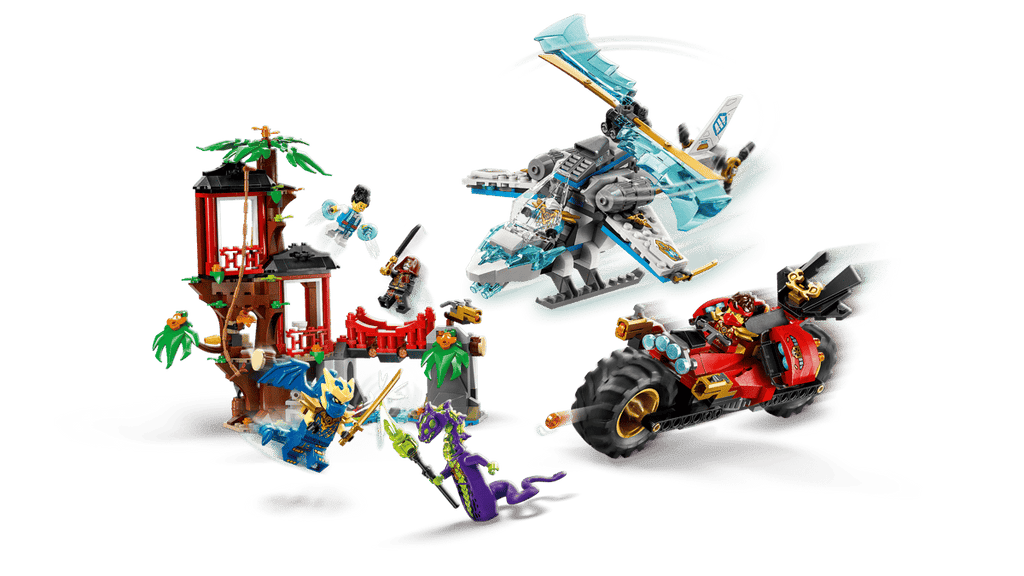 LEGO Ninjago Ninjavoertuigen bij de boomhut - 71857