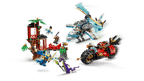 LEGO Ninjago Ninjavoertuigen bij de boomhut - 71857