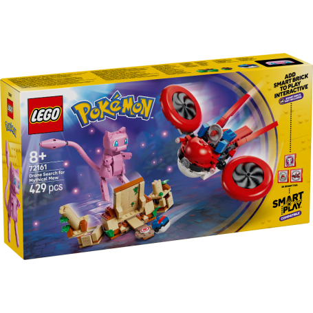 LEGO Pokémon SMART Play: Dronezoektocht naar Mythische Mew - 72161
